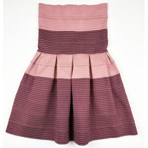 Pleasure Doing Business Strapless A-Line Mini Dress Med Anthropologie Cocktail